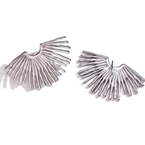 Sunrise lux unique Silver Earrings - Picture 3 of 10